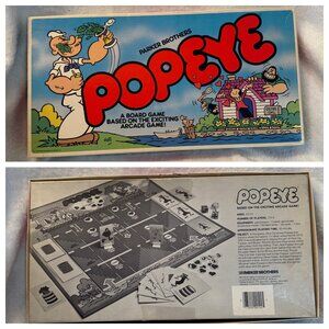 Vintage 1980’s Parker Brothers Popeye board game – all pieces included/Complete
